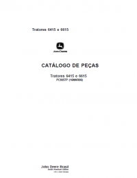 spare parts catalog John Deere 6415 e 6615 Tractors Parts Catalog PDF