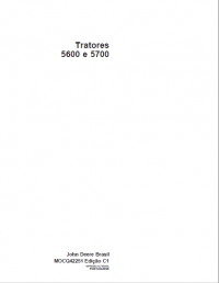 repair manual John Deere 5600, 5700 Tractors Owner’s Manual PDF