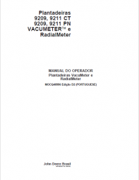 repair manual John Deere Planters 9209, 9211 CT 9209, 9211 PN Operators Manual PDF