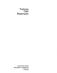 repair manual John Deere Tractor 7500 Repair Technical Manual PDF