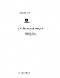 spare parts catalog John Deere Tractor 7515 Parts Catalog Portuguese PDF