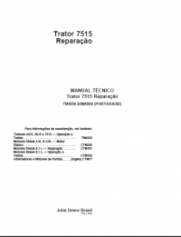 repair manual John Deere Tractor 7515 Repair Technical Manual PDF
