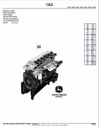 spare parts catalog John Deere Tractors 8120, 8220, 8320, 8420, 8520 Parts Catalog PDF