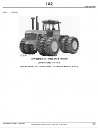 spare parts catalog John Deere Tractors 8430 Parts Catalog PDF