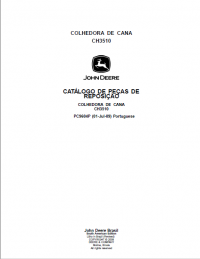 spare parts catalog John Deere Cane Harvester CH3510 Parts Catalog for Replacement PDF