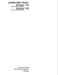 repair manual John Deere COMPUTER TRAK Monitor 150, and 250 Manual PDF
