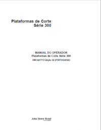 repair manual John Deere Cutting Platforms Series 300 Operators Manual PDF