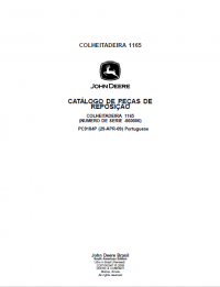 spare parts catalog John Deere Harvesters 1165 Parts Catalog for Replacement PDF