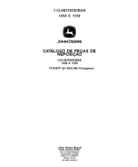 spare parts catalog John Deere HARVESTERS 1450 E 1550 Parts Catalog for Replacement PDF