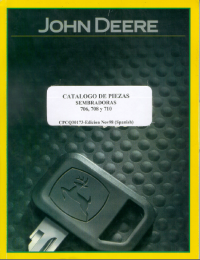 spare parts catalog John Deere Planters 706, 708, 710 Parts Catalog in Spanish PDF