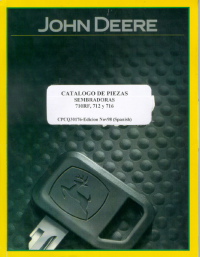 spare parts catalog John Deere Planters 710RF, 712, 716 Parts Catalog in Spanish PDF