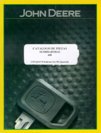 spare parts catalog John Deere Planters 600 Parts Catalog 1998 PDF Spanish