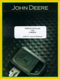 spare parts catalog John Deere Combine 7500 Parts Catalog PDF