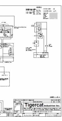 repair manual Tigercat Mulcher M726G Hydraulic Schematics PDF