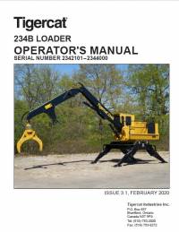 repair manual Tigercat Loader 234B Operator’s Manual PDF
