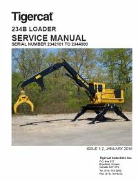 repair manual Tigercat Loader 234B Service Manual PDF
