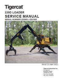 repair manual Tigercat Loader 220D Service Manual PDF
