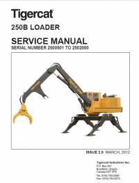 repair manual Tigercat Loader 250B Service Manual PDF