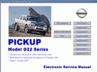 repair manual Nissan Pickup - D22