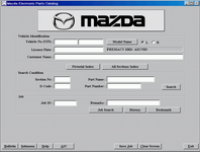 spare parts catalog Mazda EUR LHD