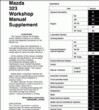 repair manual Mazda Mazda 323