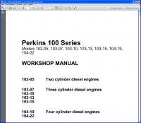 repair manual Perkins 100 Series