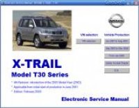 repair manual Nissan ESM X-TRAIL Model T30 Series 2000-2006