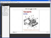 spare parts catalog TAKEUCHI