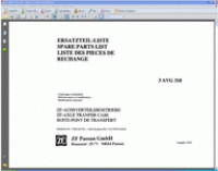 spare parts catalog ZF 3 AVG 310
