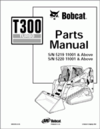 spare parts catalog Bobcat Loaders