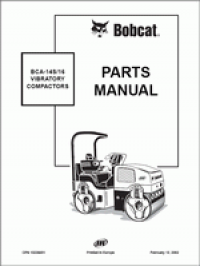 repair manual Bobcat Vibratory