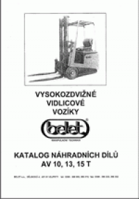 spare parts catalog Belet Fork Lift