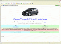 repair manual Chrysler Voyager RG 01-03 model year