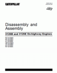 repair manual caterpillar 3126B and 3126E On Highway Engines Service Manual