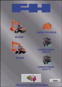 repair manual Fiat Hitachi Excavators EX