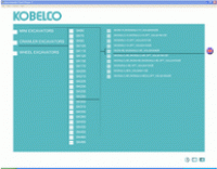 spare parts catalog Kobelco Excavators spare parts