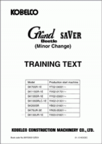 repair manual Kobelco Hydraulic Excavators Training Texts