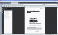 repair manual Komatsu HM300-1 with 6D125E-3 Series Engine