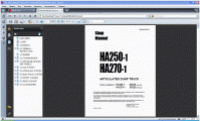 repair manual Komatsu HA270-1 with 6D125-1 Series Engine