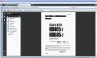 repair manual Komatsu HD465-7 with 6D170E-3 Series Engine