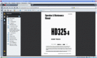 repair manual Komatsu HD325-6 with 6D140E-2 Series Engine