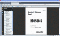 repair manual Komatsu HD1500-5 with 12V160 Series Engine