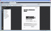 repair manual Komatsu BR550JG-1 with 6D125E-2 Series Engine