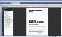 repair manual Komatsu SK820-5 TURBO Operation & Maintenance Manual