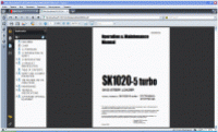 repair manual Komatsu SK1020-5 TURBO with 4D98E-2 Series Engine