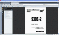 repair manual Komatsu 930E-2 with MTU/DDC 4000 Series Engine