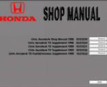 repair manual Honda ESM Accord CF1 CC7  CE8 CE9 1993-1996