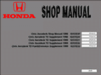repair manual Honda ESM Accord CF1 CC7  CE8 CE9 1993-1996