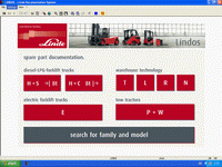 spare parts catalog Linde Forklift Trucks 2008