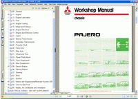 repair manual Mitsubishi Pajero Workshop Manual